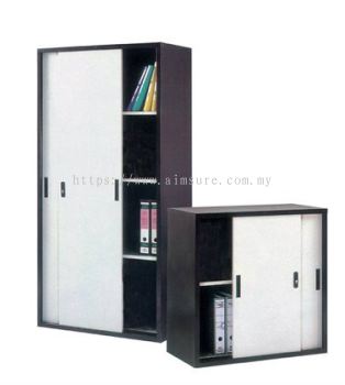 Full Height & Half Height Steel Cupboard with Steel Sliding Door