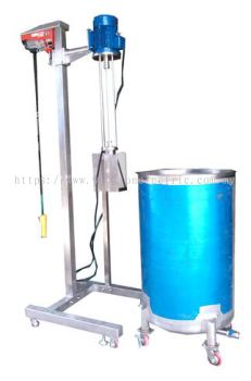 BT200-03 3hp homogenizer c/w Electrical Rope Hoist Trolley Stand