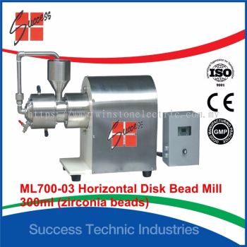 ML700-03 HORIZONTAL DISK BEAD MILL 300ML(ZIRCONIA BEADS)