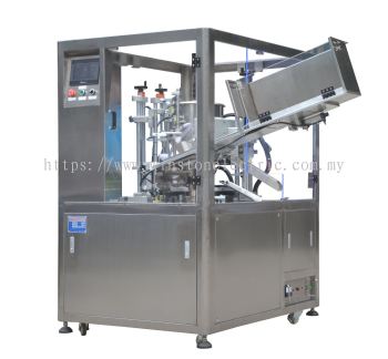 Auto plastic and aluminium tube fill and seal machine with touch screen control