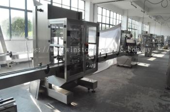 W-F850-4 4nozzle filling, capping, labelling inkjet print machine