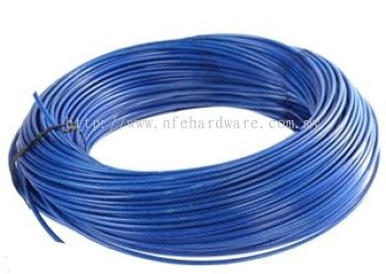 Blue PVC Coated Wire