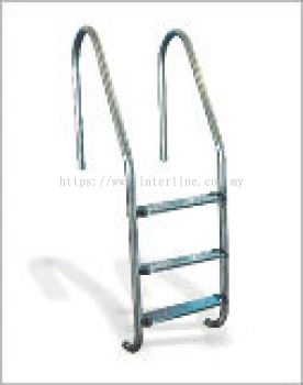 3 Step Stainless Steel Ladder