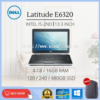 (Refurbished Laptop Grade AAA)Dell Latitude E6320 / 13'' / i5-2nd 