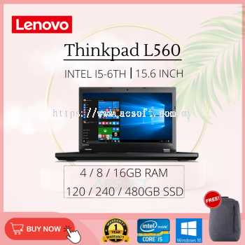 (Refurbished Laptop Grade AAA) Lenovo Thinkpad L560 / 15.6'' / i5-6th