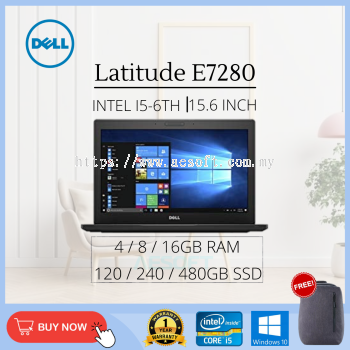 (Refurbished Laptop Grade AAA) Latitude E7280 / 15.6'' / i5-6th