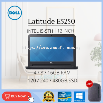 (Refurbished Laptop Grade AAA) Latitude E5250 / 12'' / i5-5th