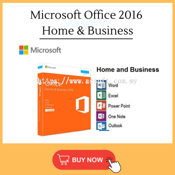 Microsoft Office Home And Business 2016 with DVD , Key License and Box
