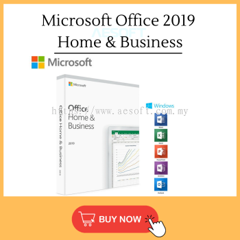 Microsoft office Home and business 2019 (T5D-03302)With DVD Media Box Mac / Windows Retail Box