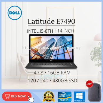 (Refurbished Laptop Grade AAA) DELL Latitude E7490/ 14'' / i5-8th