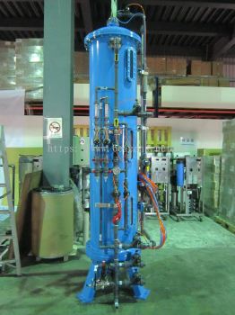 Mixed bed automatic by pneumatic valve