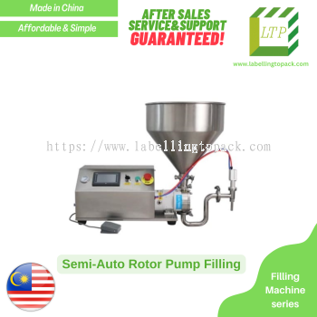 Semi-Automatic Desktop Rotor Pump Filling Machine (China - Packaging)