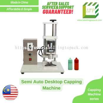 Semi Auto Desktop Capping Machine