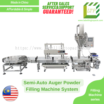 Semi-Auto Auger Powder  Filling Packaging Machine System