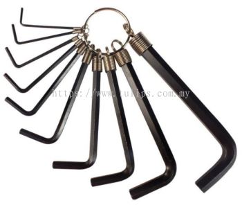 Hex Key Set 10pc Ring MM