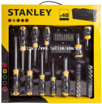 48pcs Screwdriver, Socket and Bit Set with Bonus Bag