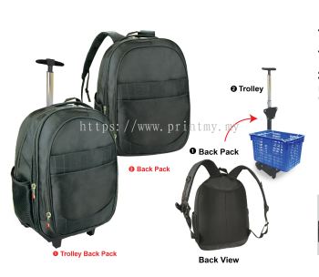 2 in 1 Trolley Back Pack 