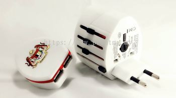 Worldwide Travel Adapter Dual USB port