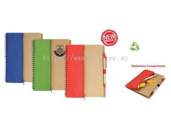 Eco Notebook with Pencil Case ENB 3840