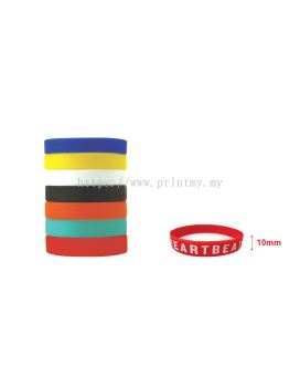 Ready made Silicone Wristband (10mm)