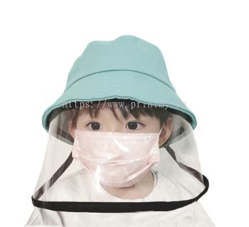 Children 52cm Anti-fog Bucket Hats Unisex Outdoor Travel Fisherman Hats Child Protection