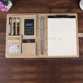 Document folder size A4 Pu Leather