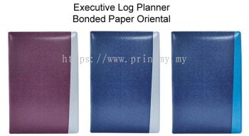 Executive Log Planner Bonded Paper Oriental