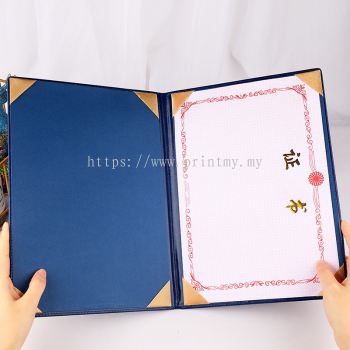 Certificate Folder Memorandum folder PU Leather