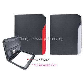 Seminar Folder A4 size with zipper NB 0445 with calculator