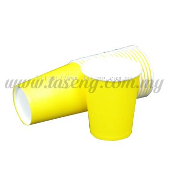 Paper Cup Plain Yellow 20pcs (P-PC-PY)