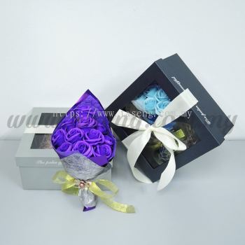 11pcs Soap Flower -Purple (FW-1110)
