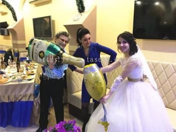 [WEDDING] Champagne Bottle Foil Balloon (FB-714)