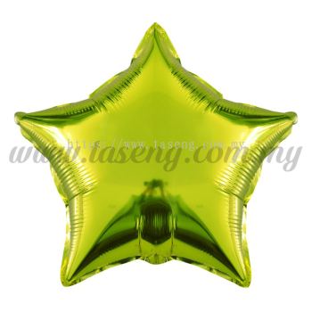 Foil Balloon Star -Lime Green (FB-18-STLG)