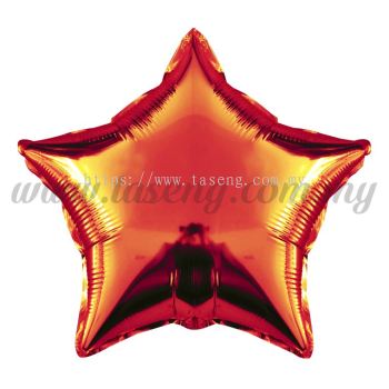Foil Balloon Star -Orange (FB-18-STOR)