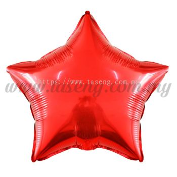 Foil Balloon Star -Red (FB-18-STR)