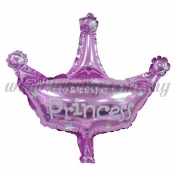 [Birthday] Mini Foil Balloon *Princess Crown (FB-S-1613)