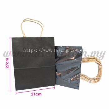Paper Bag - Black *10pcs (RPB-P2L-BL)