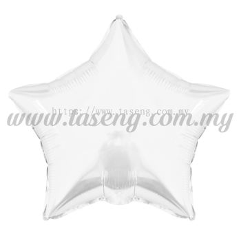 Foil Balloon Star -White (FB-18-STW)