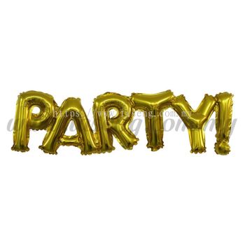 Foil Balloon * Party - Gold (FB-QX839G)