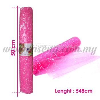 Wrapping Paper Snow Gauze - Pink (PD-WP5-P)