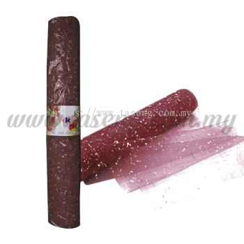 Wrapping Paper Snow Gauze - Wine Red (PD-WP5-WR)