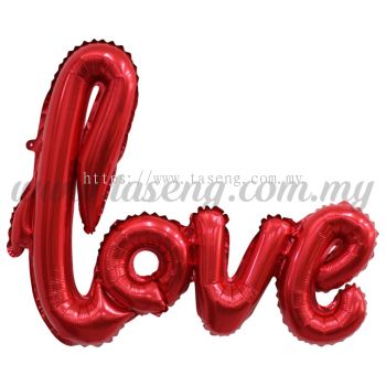 Foil Balloon "Love" - Red (FB-ALLV-R)