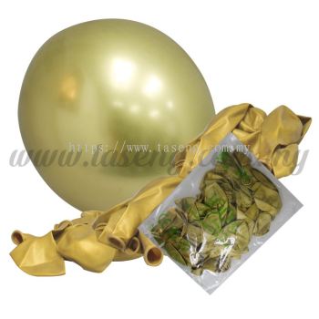 16 inch Chrome Balloon 50pcs - Gold (B-16CR-GO)