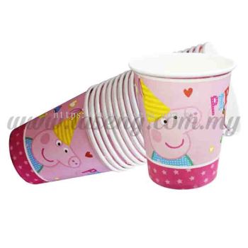 Cartoon Paper Cup 20pcs Peepa Pig (P-PC-CT)