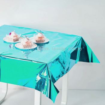 Foil Plastic Table Cover - Baby Blue (P-FTC-BB)