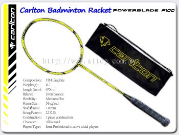 Carlton Badminton Racket Powerblade F100