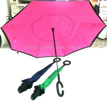 Double Layer Inverted Umbrella - Inside View