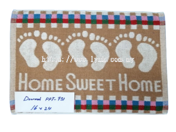 PFT-731 HOME SWEET HOME FLOOR MAT (16X24)