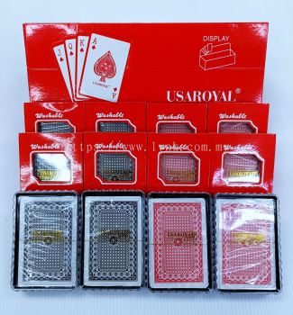 USAROYAL PLASTIC PLAYING CARDS