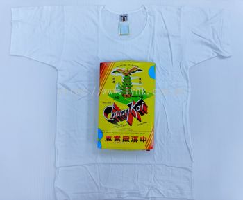 PAGODA WHITE ROUNDNECK T.SHIRT 6 IN 1